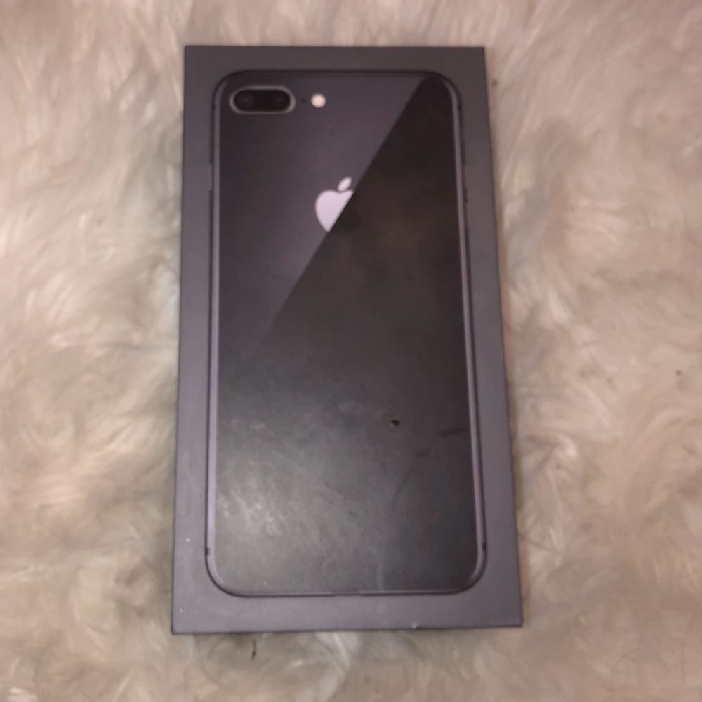 iPhone box for 8 Plus 64 gb black